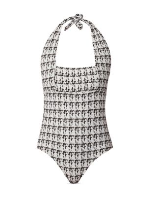 Retro Halter One Piece Swimsuit