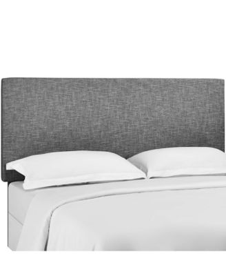 Taylor Upholstered Linen Fabric Headboard, Full/Queen