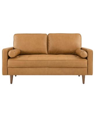  Valour Leather Loveseat
