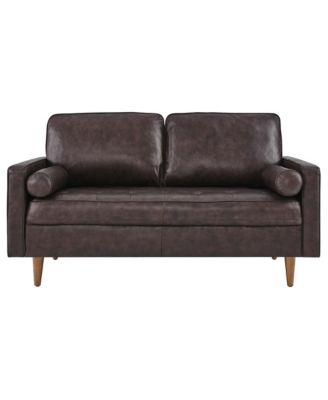  Valour Leather Loveseat