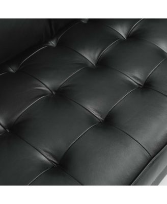  Valour Leather Loveseat
