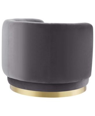  Relish Performance Velvet Swivel Chair