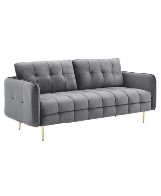  Cameron Tufted Performance Velvet Sofa