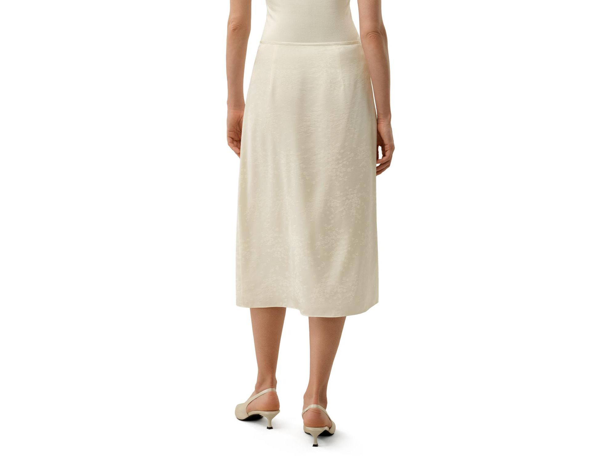Ying Jacquard Silk Skirt — Image 3