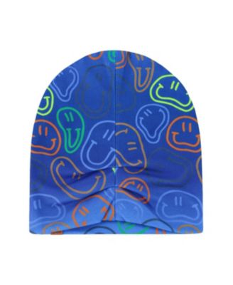  Boys' Stretch Jersey Smileys Beanie - Little Kid