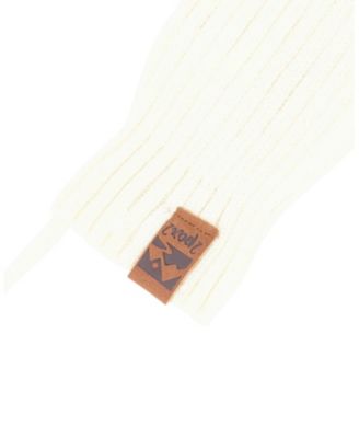  Unisex Rib Knit Mittens with Cord - Baby