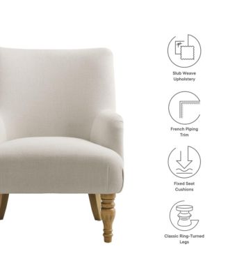  Ellington Fabric Upholstered Accent Armchair