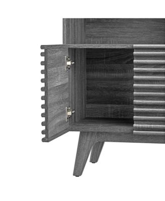 Render Display Cabinet Bookshelf