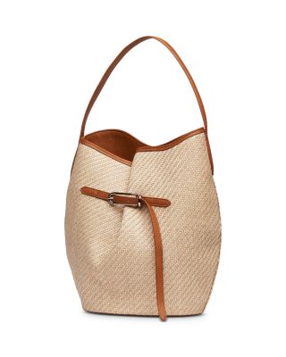 Large Belted Bucket Bag