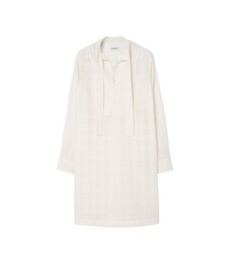 Check Cotton Voile Dress