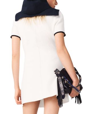 Rirsalino Contrast Trim Button Front Dress