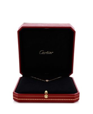  0.30-0.39CT C de Cartier Necklace 18K Rose Gold and Diamond, 16.75"