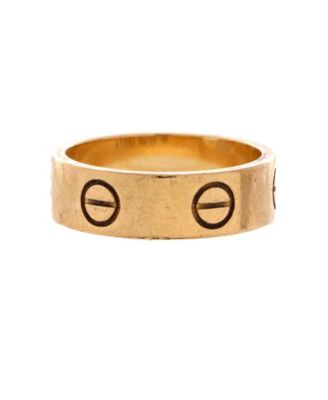  Love Band Ring 18K Gold