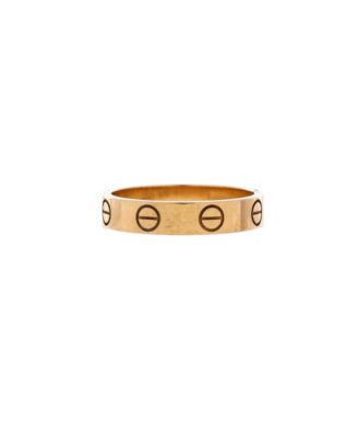  Love Wedding Band Ring 18K Gold