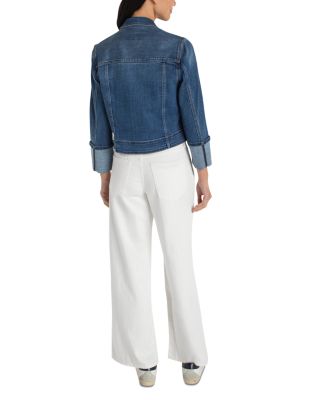 Bracelet Length High Cuff Trucker Jacket in West Ways