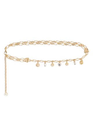 Women's Double Chain Belt With Charms