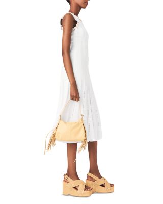 Rishell Gold Jewelry Knit Midi Dress