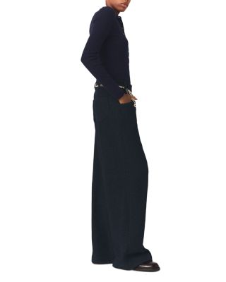 Padeiry Tweed Wide Leg Pants
