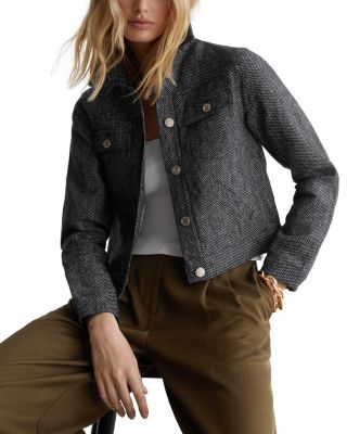 Bree Textured Trucker Jacket