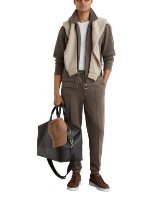 Interlock Zip Through Sweatshirt