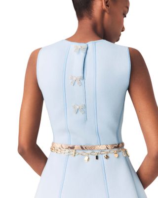 Skater Dress with Embellished Back Bows