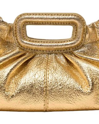 Milpli Mini Metallic Leather Clutch