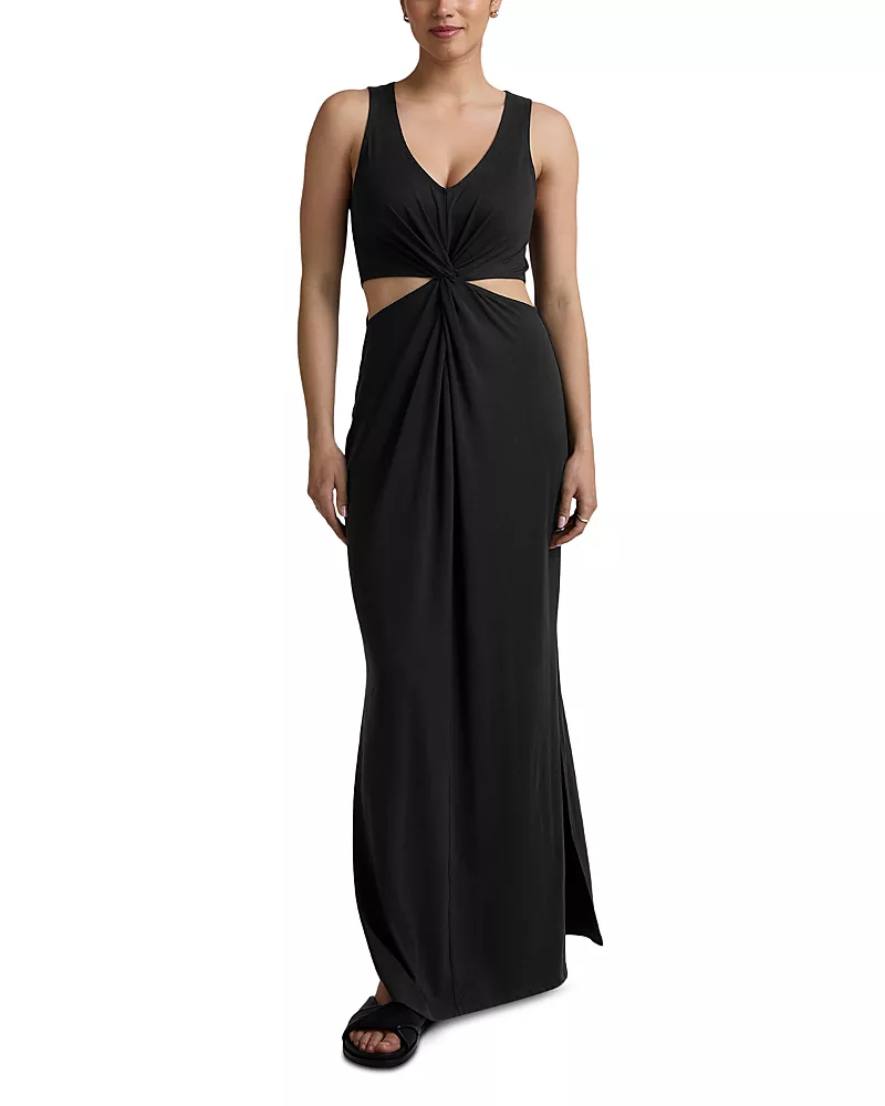 Beyond Yoga Around The World Twist Front Dress