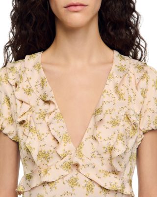 Louise Floral Print Mini Dress