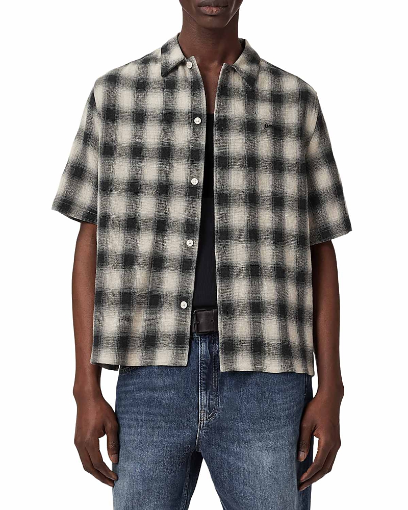 Allsaints Shadow Plaid Shirt