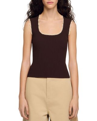 Belize Crochet Trim Tank Top