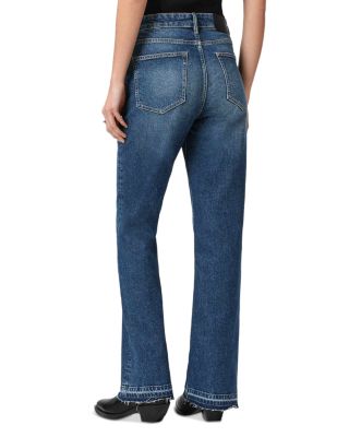 Fable High Rise Bootcut Jeans in Mid Indigo
