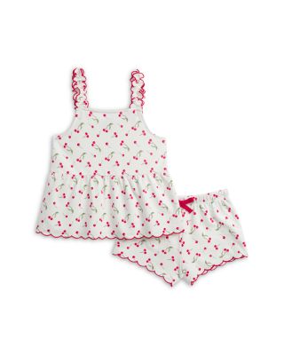 Girls' Terry Cherry Tank Top & Shorts Set - Little Kid