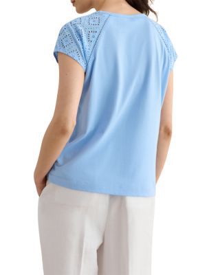 Ivana Eyelet Embroidered Top