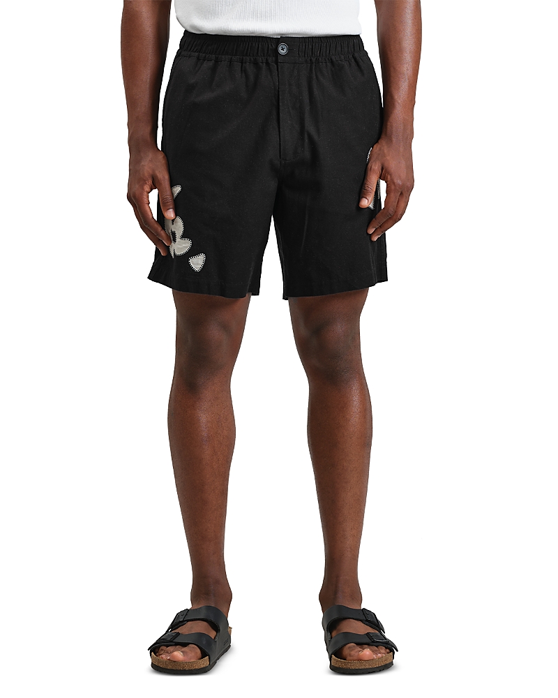 Wax London Kurt 8.5 Cotton Linen Shorts