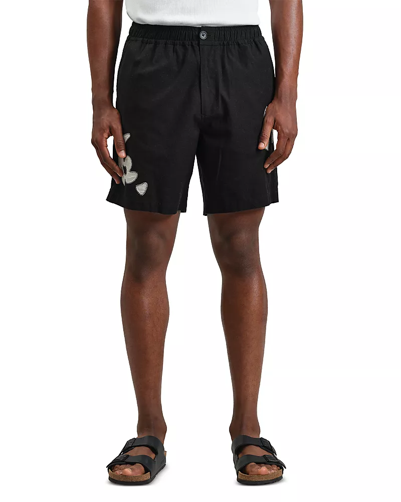 Wax London Kurt 8.5 Cotton Linen Shorts