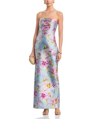 Cleo Strapless Column Gown