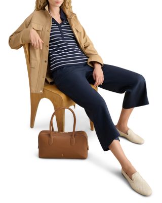 Merle Ribbed Polo Top