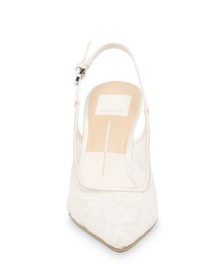 Women's Yami Lace Slingback Pumps 