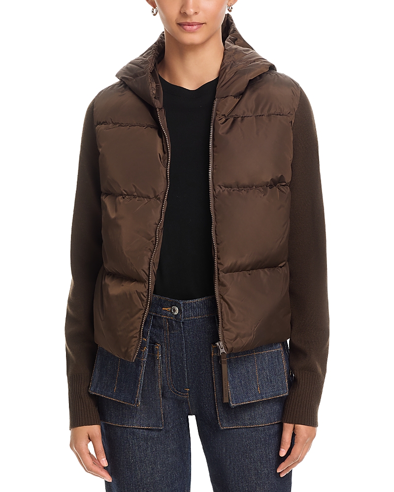 Canada Goose Hybridge Quilted Knit Hoody Jacket