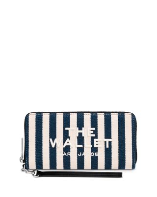 The Stripe Canvas Continental Wallet