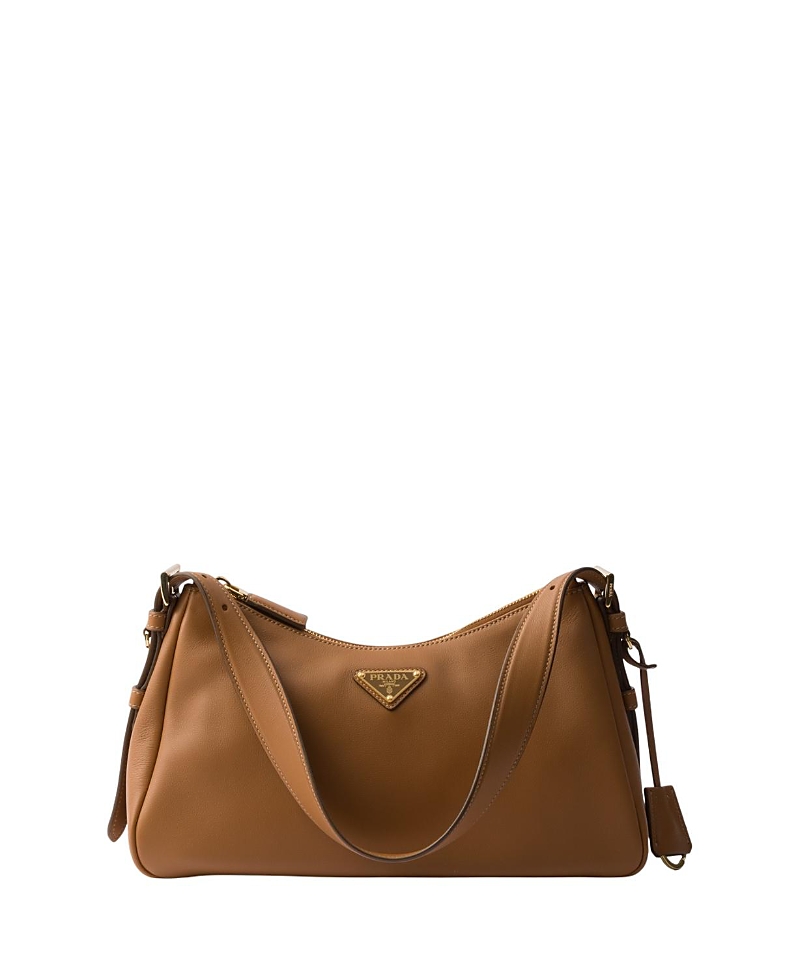 Prada Aimee Medium Leather Shoulder Bag · OS