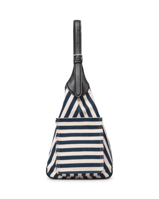 The Sack Belted Stripe Canvas Bag