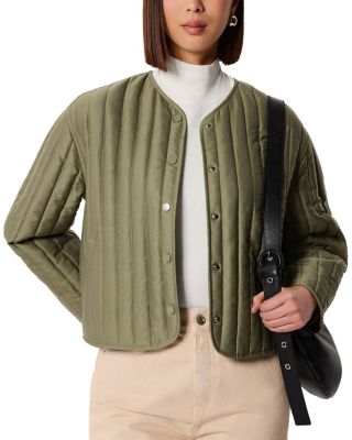 Cone Sleeve Quilted Jacket