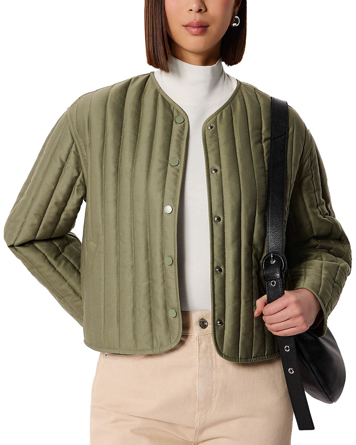 Whistles Cone Sleeve Quilted Jacket