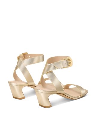 Women's Sai Leather Mid Heel Sandals