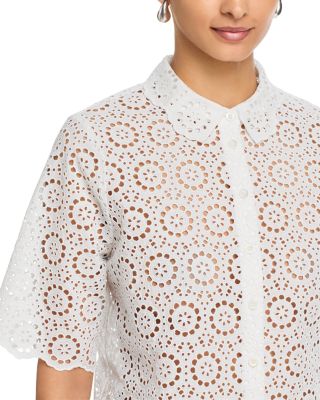 The Petal Eyelet Blous