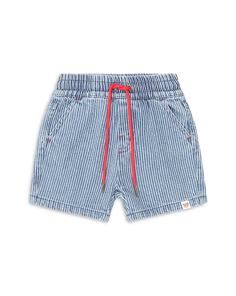 Huxbaby Boys' Denim Striped Shorts - Baby