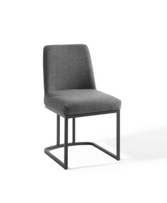  Amplify Sled Base Upholstered Fabric Dining Side Chair