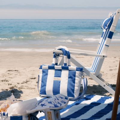 Cloud Striped Cooler Tote