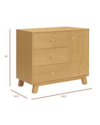 Hudson Modern 3 Drawer Dresser
